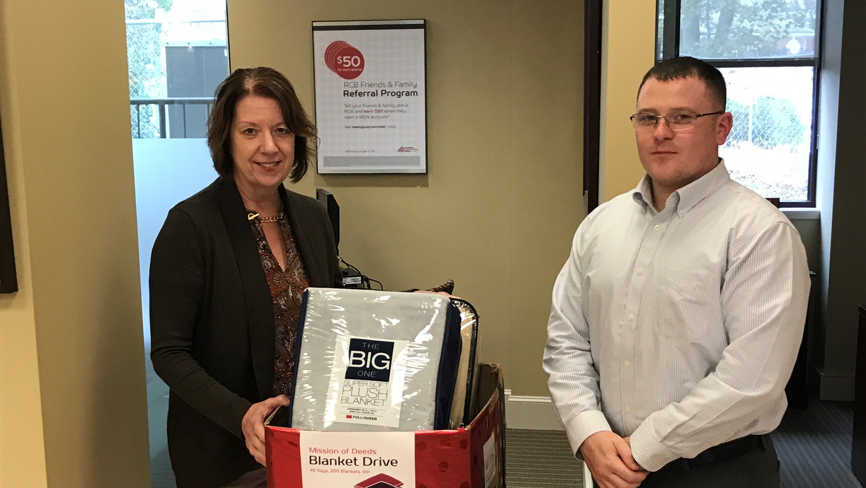 RCB’s Annual Blanket Drive for Mission of Deeds The Reading Post