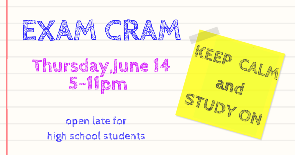 Exam Cram Library Open Late Just for High Schoolers The Reading Post