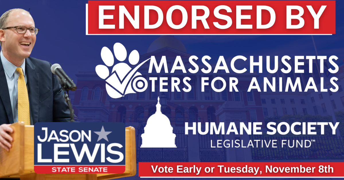 Animal Welfare Groups Endorse Senator Jason Lewis for Reelection The