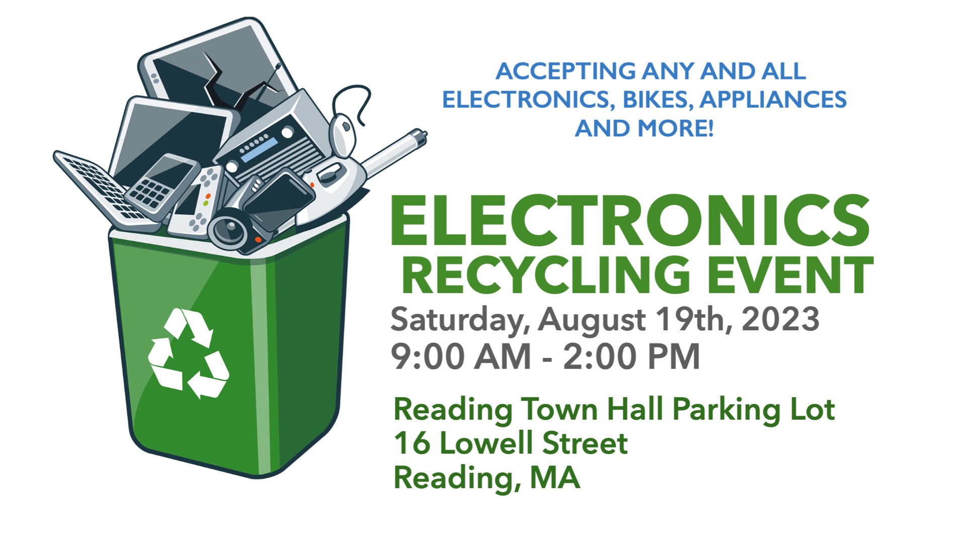 Recycle Post Electronics Recycling Event | The Reading Post