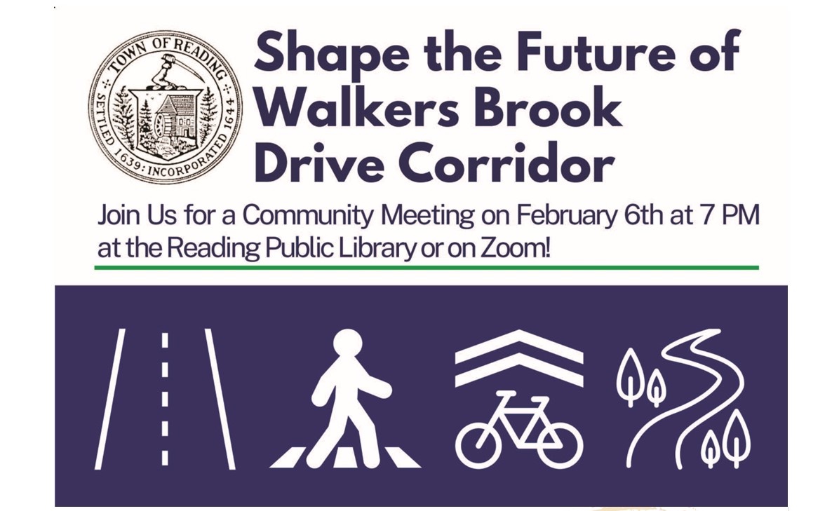 Town of Reading Launches the Redesign of Walkers Brook Drive Corridor